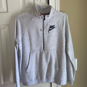 Nike Heather Grey Pullover/Half Zip